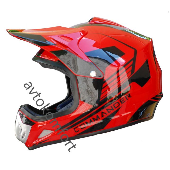 Кросова Детска Каска За Мотор Мотокрос БМХ ДОТ Сертификат И Тротинетка