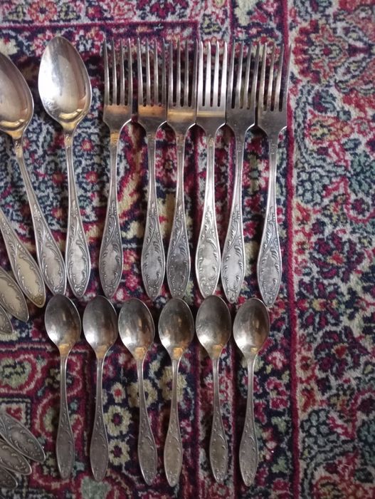 Посуда бу. Совецкий мельхиор.