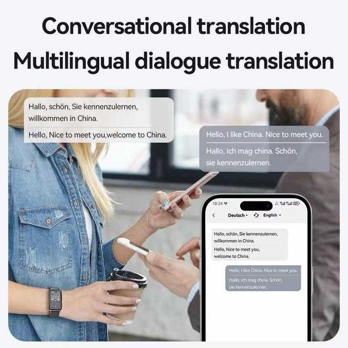 Smart Watch Ceas smart cu traducere din 93 de limbi în timp real