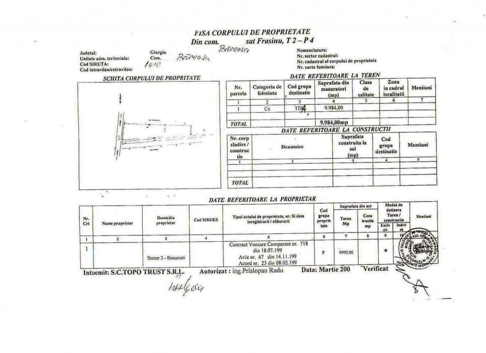 Vand Teren Pt. Parc Fotovoltaic, Benzinarie, Hale - Dn5 Buc.-Gr. Km.45