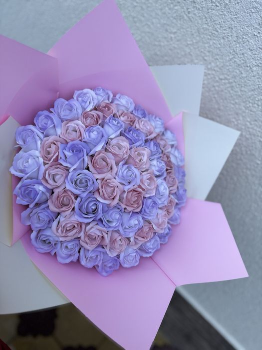 Buchet trandafiri de sapun