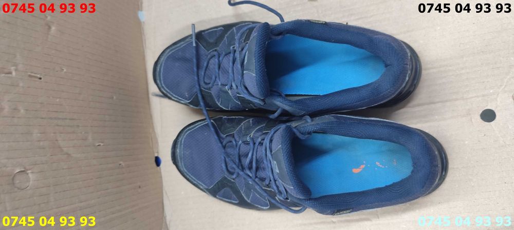 adidasi SALOMON goretex albastru inchis 43 1.3 uzura minima