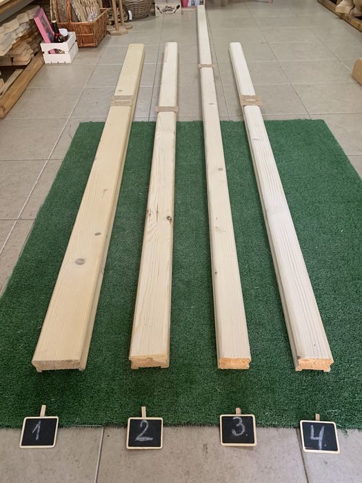 Дървени ръкохватки за парапет