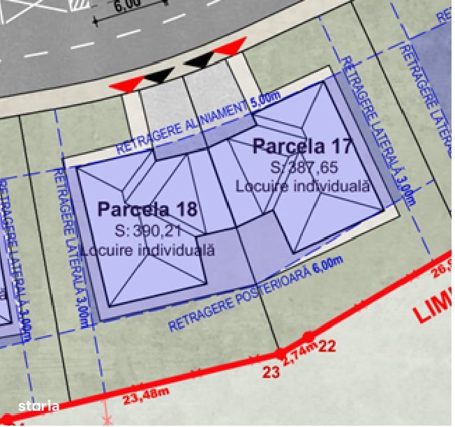 Parcele de vanzare in Borhanci 337 mp-665 mp