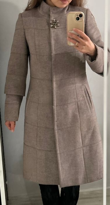 Турецкое кашемировое пальто, демисезонное