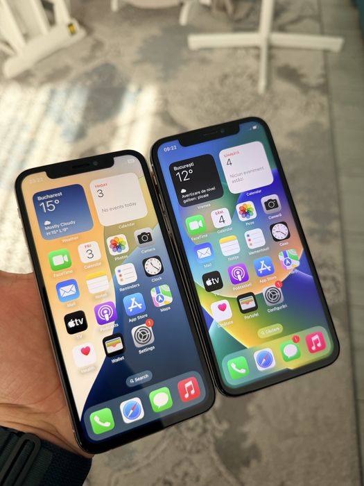 iPhone X 64Gb si iPhone XS 256Gb albe ambele !