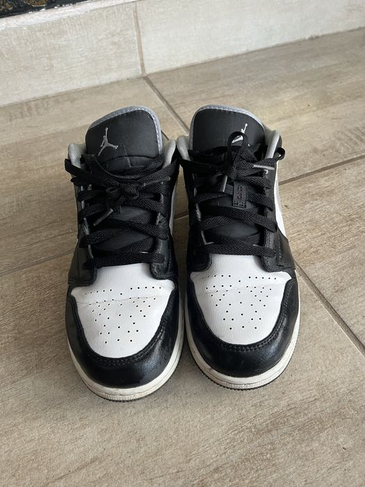 Air Jordan 1 Low Black White Grey