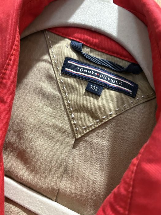 Trench Tommy Hilfiger original – Roșu – Mărimea XXL