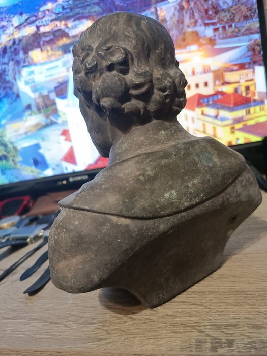 Bust Masiv Foarte Vechi Williams Shakespeare Piesa De Colecție