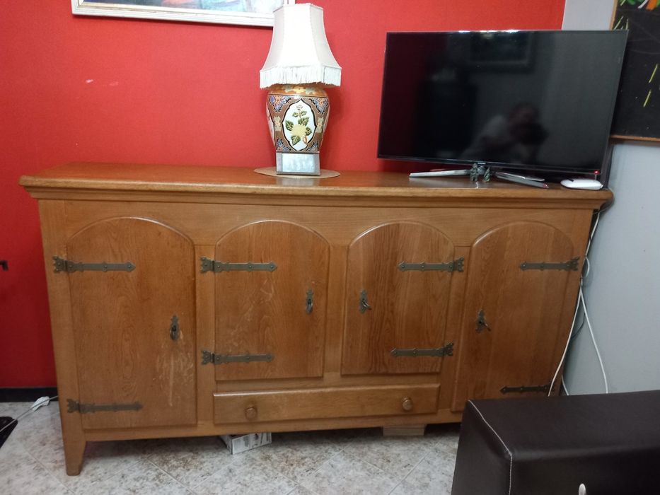 Дъбов масивен шкаф, внос от Холандия