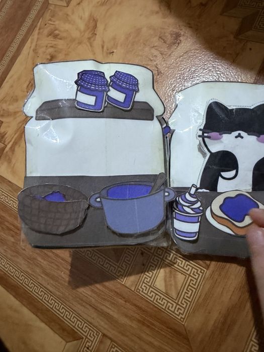 Сквиш книжка с котенком