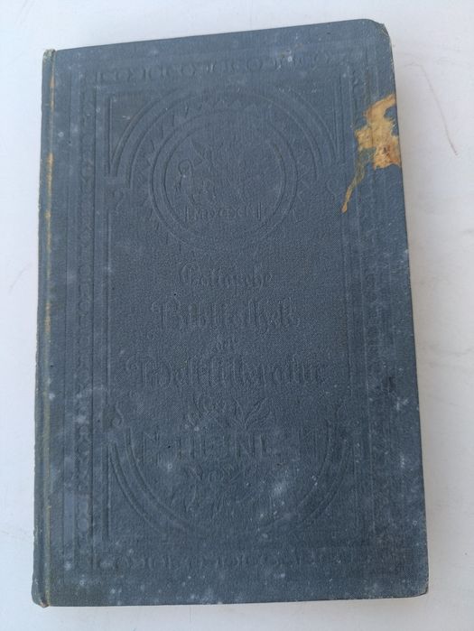 Carte veche germană – Heinrich Heine, "Sämtliche Werke" (Opere complete), vol. III – Stuttgart, 1885