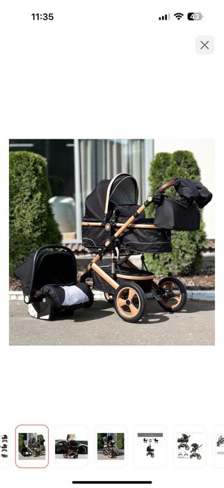 Коляска трансформер 3в1 детская