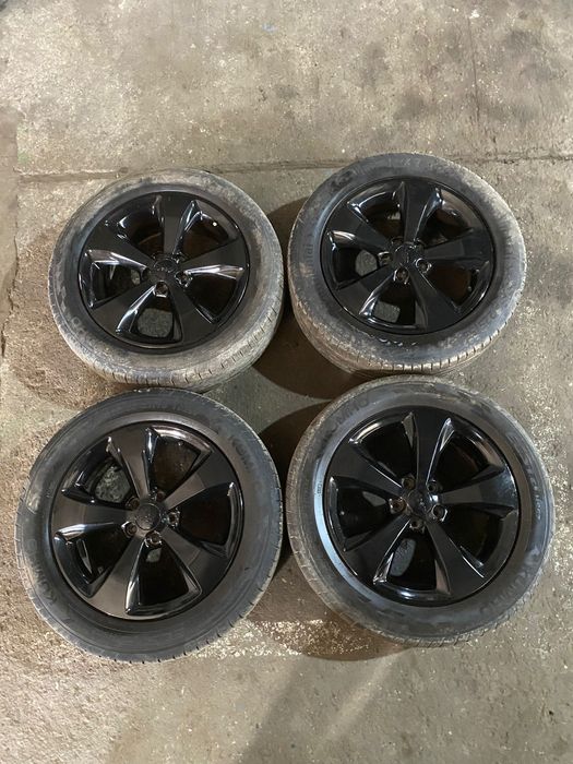 Set jante aliaj pe 18 cu senzori de presiune 22374B 18x7.J ET 41 pentru Jeep Cherokee 2016