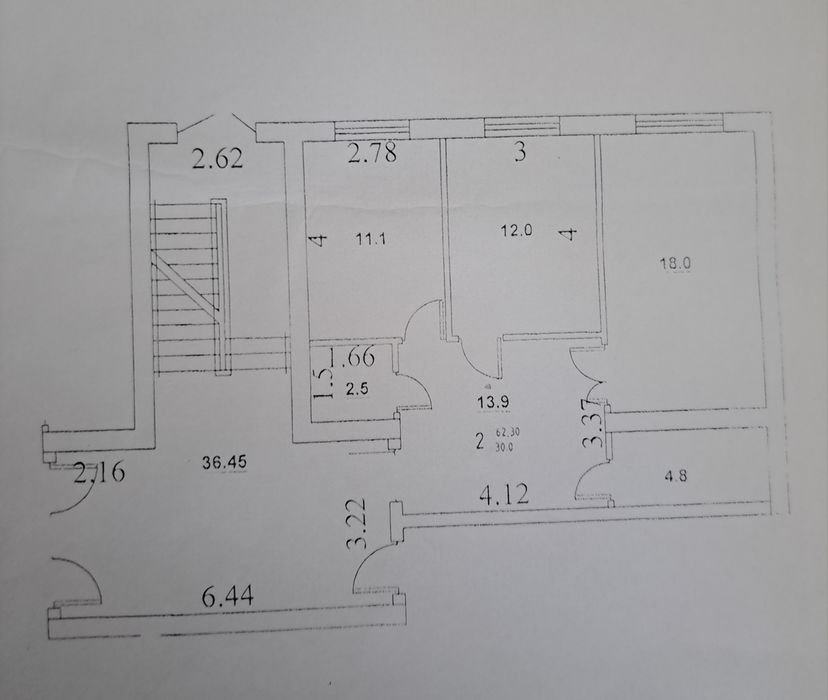 Uy , 1-qavatdan 2 xonali uy sotiladi