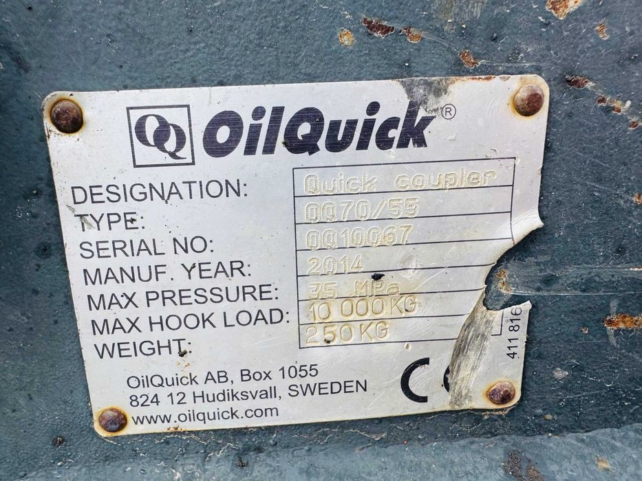 Cuplaj rapid hidraulic Oilquick OQ 70/55 pt excavator senile/roti etc