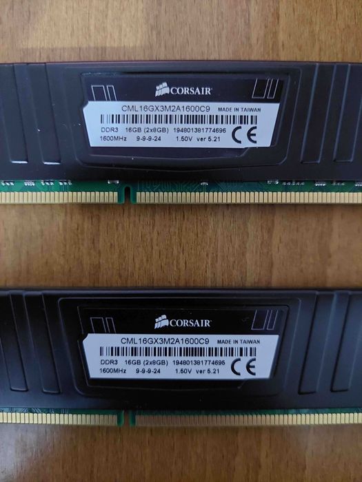 Компютърни части (i5-3470, corsair vengeance, 650w PSU)