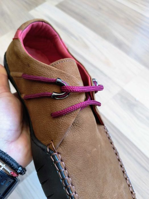 Обувки Tommy Hilfiger -естествена кожа