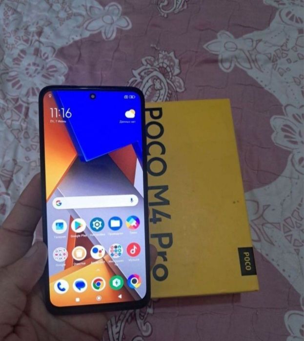 Xiaomi Poco M4 Pro 12/128GB Black Igravoy Karobka Holati Yaxshi Zor