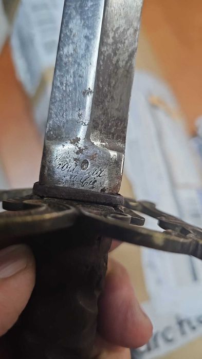 Spada vintage Coulaux&Cie Klingenthal 1801