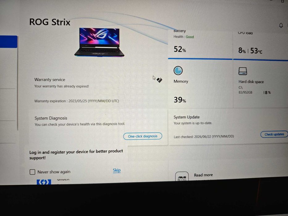 Asus ROG Strix G513QM
