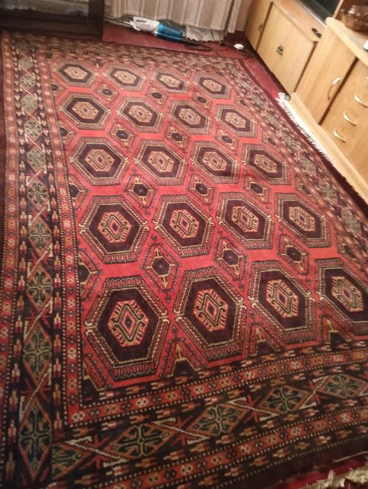 Антикварный афганский ковер 3 на 2.