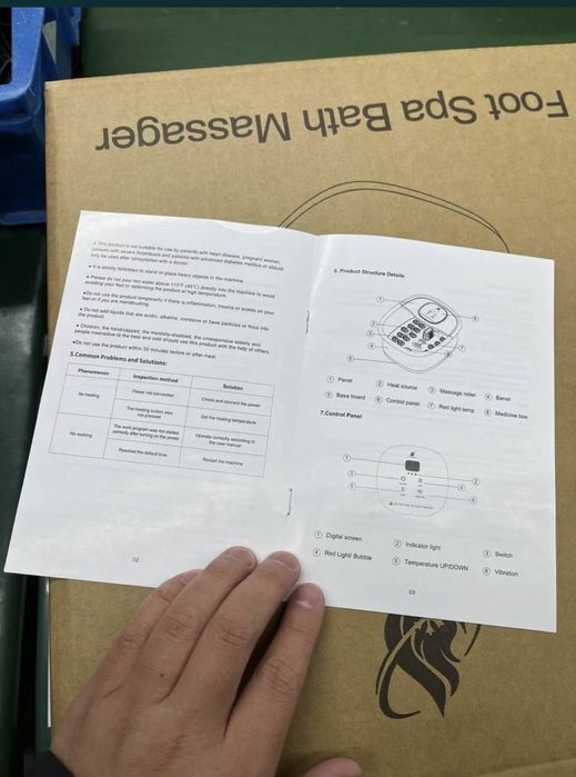 Гидромассажная ванночка для ног Оyoqlar uchun gidromassaj vannasi