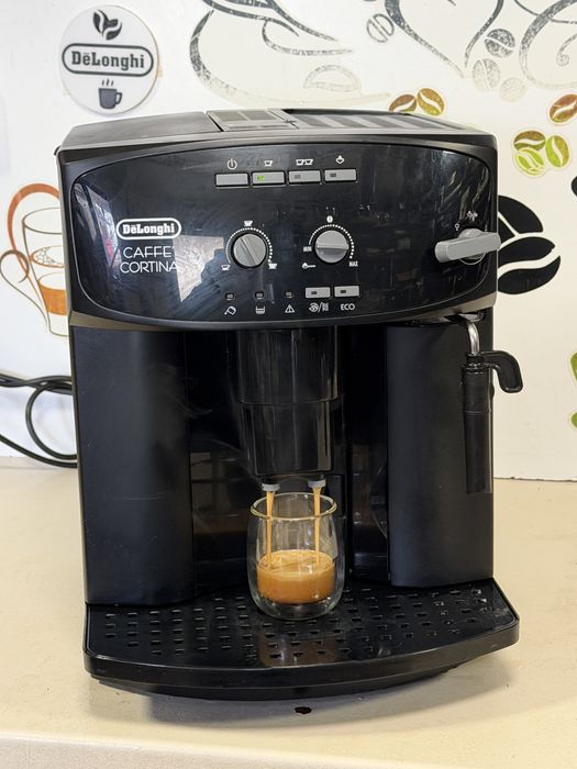 Кафемашина кафе автомат delonghi caffe cortina с гаранция