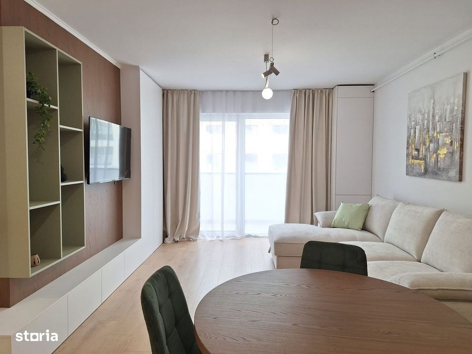 Apartament 2 camere, et.6, lift, sup.45 mp, complet nou Floresti