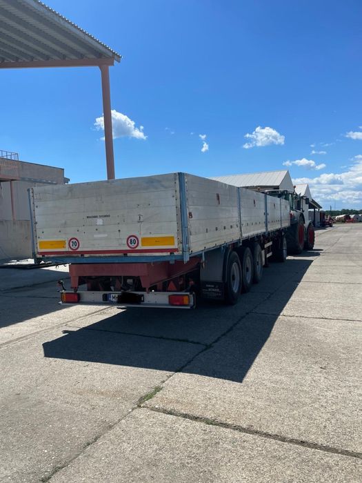 Cardi semiremorca cu obloane rabatabile pentru tractor - bena cereale