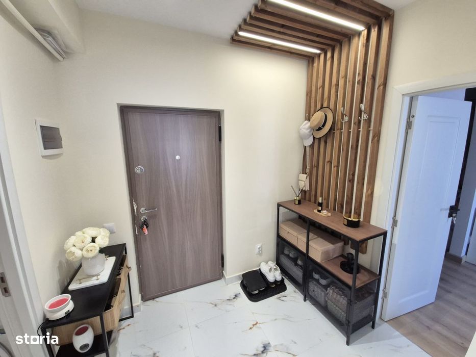 Apartament modern/ 2camere/ bloc nou/ balcon 12mp/ zona Terra