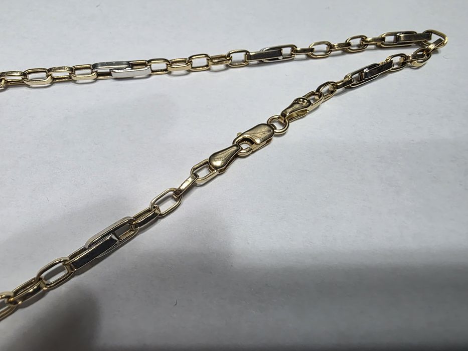 Lant aur galben 14K 585 greutate 6,79g lungime 53cm