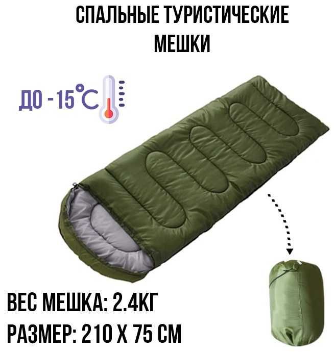 Спальный мешок для туризма.