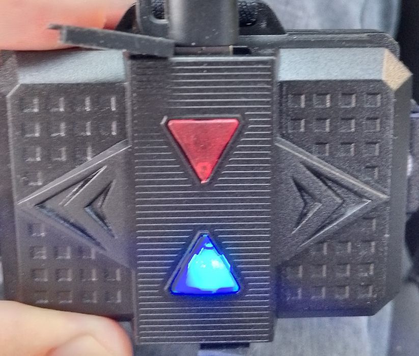 Фонарь налобный ,2в1, с  функцией повербанка