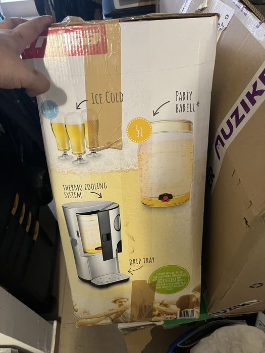 Охладител за бира Trisa Electronics Beer Cooler, 65 W, сив