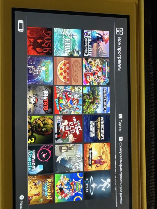 Nintendo switch lite  желтый