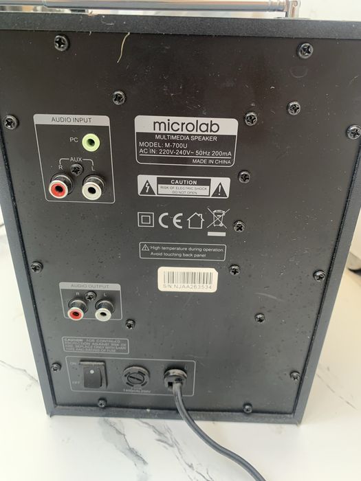 Колонка, сабвуфер microlab m700u