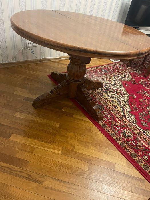 Стол и 6 стульев дерево