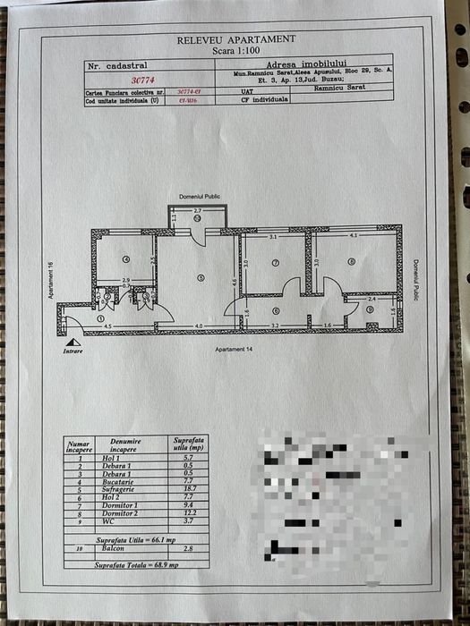 Apartament 3 camere