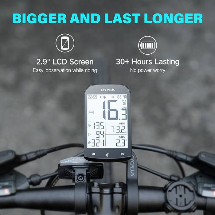 Kilometraj bicicleta 2.9INCh  cu gps si aplicatie 30 ore play alim USB