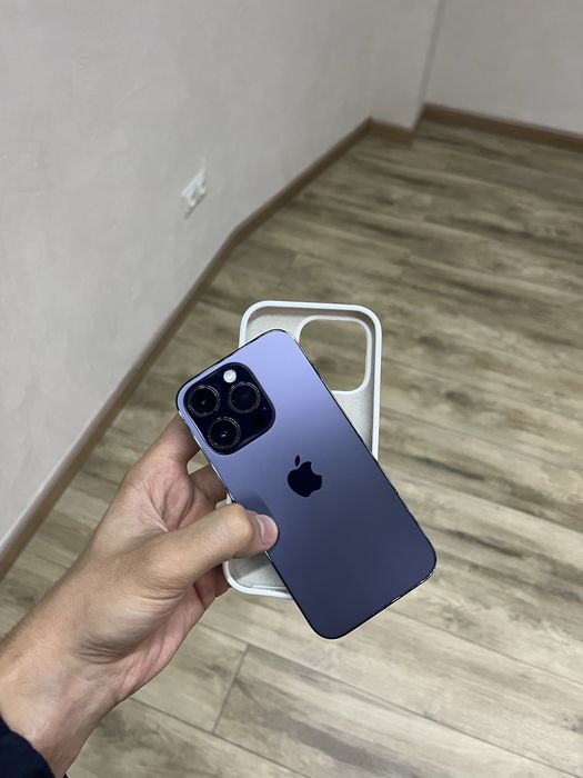 Iphone 14 pro дееп пурпле рангда 256 тали йомкст 65% бр кол  кароб фул