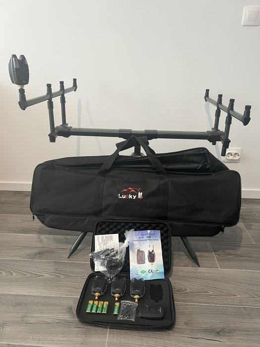 Set RodPod 4 Posturi + avertizori 4 plus statie WindBlade + 4 Swingere