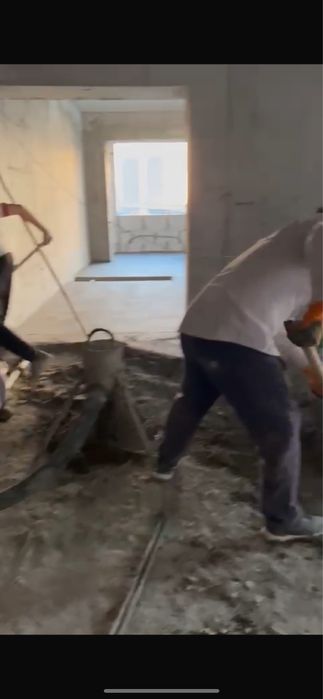 Делаем полусухю стяжку полов