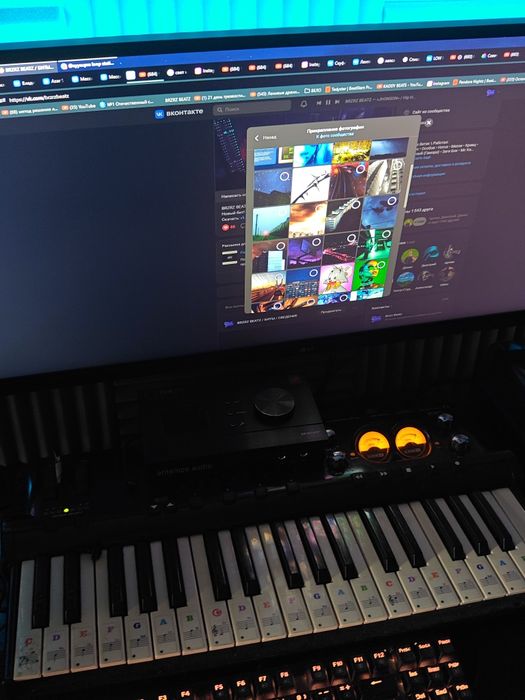 Звуковой интерфейс + миди