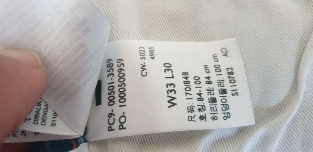 Levis 501 Regular Fit  Mens Size 33/30  НОВО! ОРИГИНАЛ Мъжки Дънки!