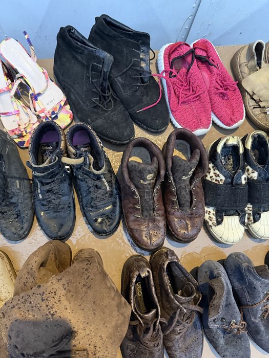 Lot 18 papuci - pantofi - ghete - cizme etc targ piata SH