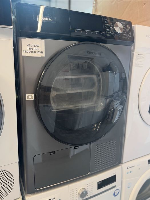 Uscător de rufe cu pompă de căldură 10kg Cecotec Bolero DressCode Dry 10355