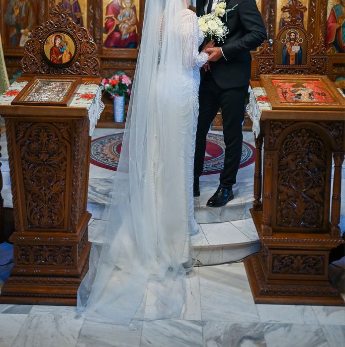 Rochie de mireasă model sirenă