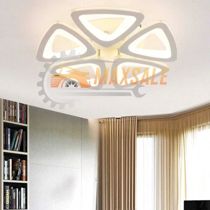 Абажур LED лампа за хол всекидневна осветление 70W мощен стилен дизайн