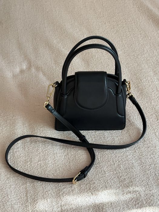 Черная мини сумка Zara